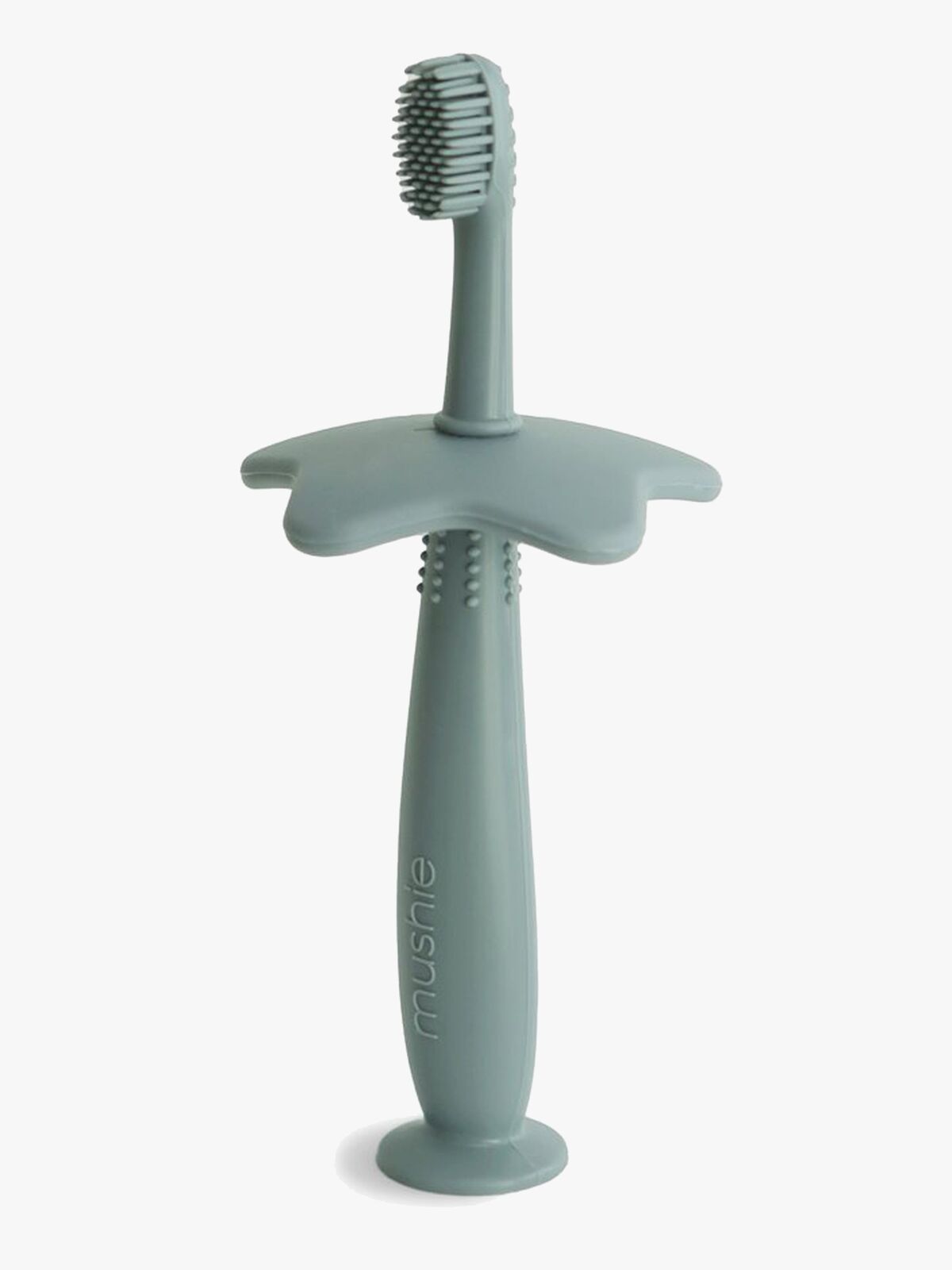 Mushie Star Lære-tannbørste, Cambridge Blue