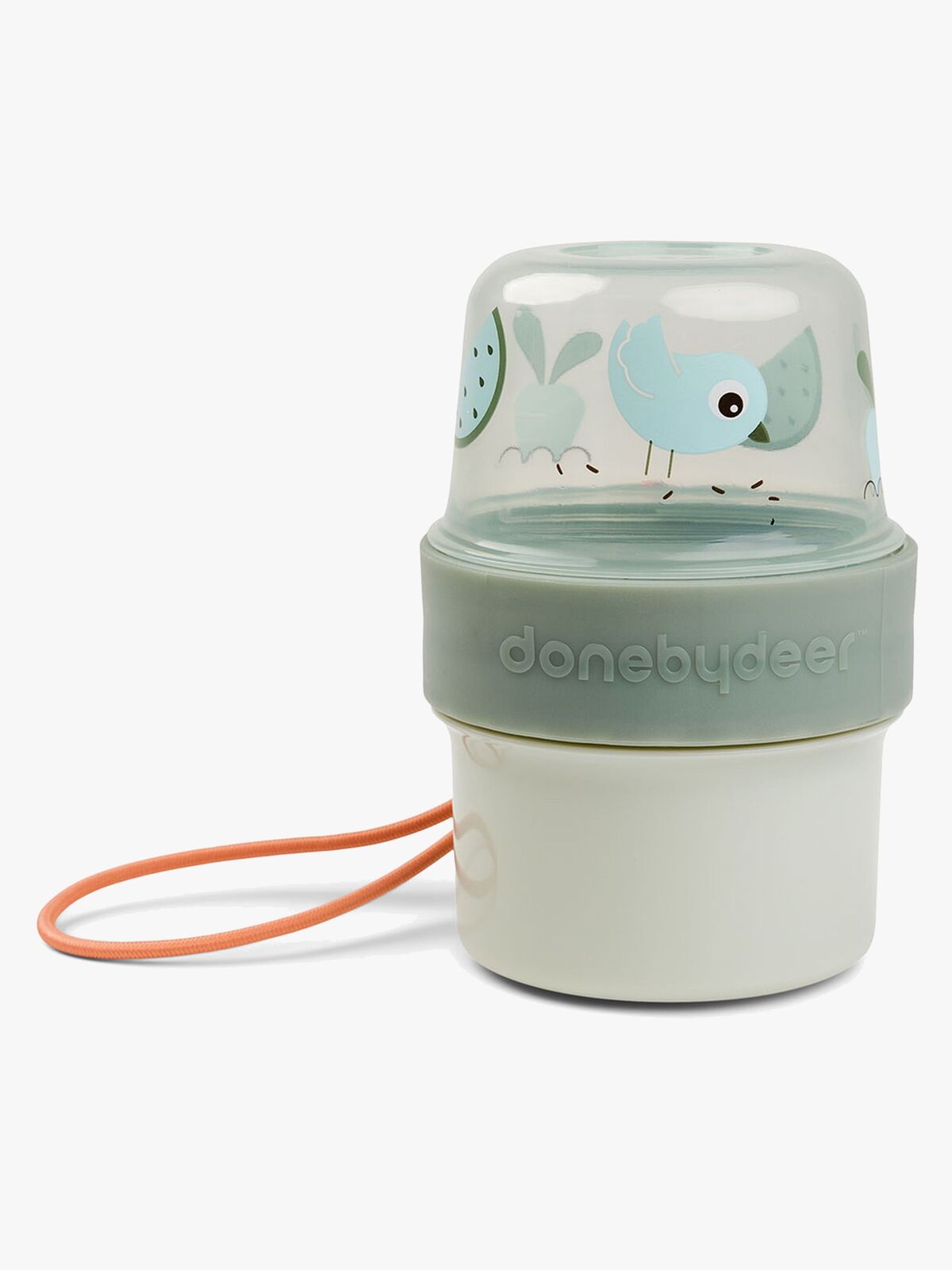 Done By Deer Birdee To Go Two-Way Snacksbeholder, Green