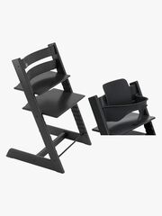 Stokke Tripp Trapp Matstol inkl Babysett, Black