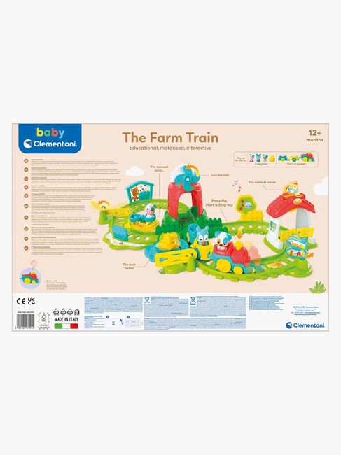 Clementoni Baby Interaktivt Tog med Bondegårdsdyr