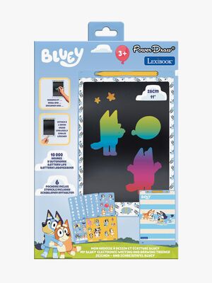 Bluey Tegnebrett 10" med Sjablongmaler