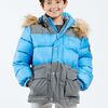 Svea Contrast Padded Parkas, Magic Blue