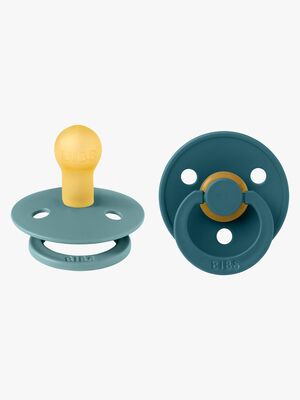 BIBS Colour Smokk 2-Pack Lateks Str 1 Rund, Island Sea/Forest Lake