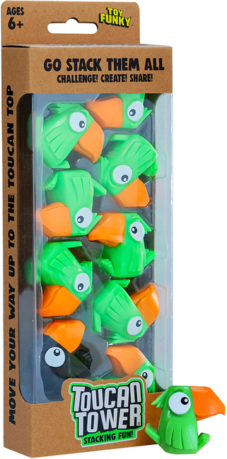 Funhouse Games Toucan Tower Spill, Grønn