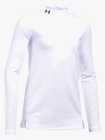 Under Armour Coldgear Mock Treningstrøye, White