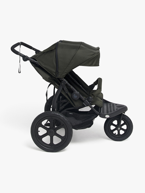 Beemoo Activity tvillingvogn for søsken, grønn