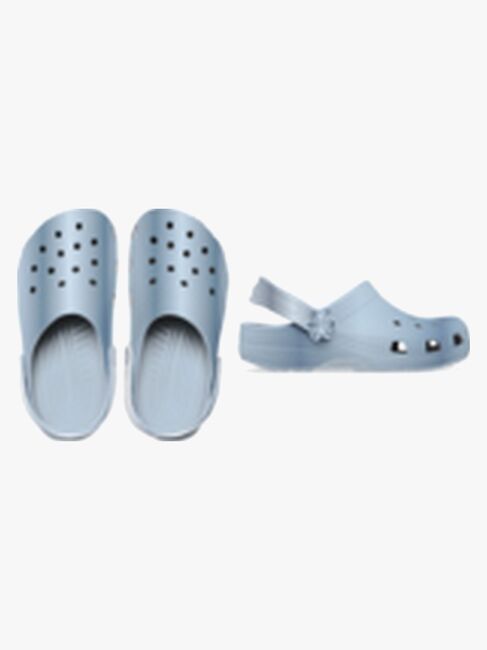 Crocs Classic Pearl Shine Tøfler, Blue Frost