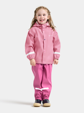 Didriksons Slaskeman Regnsett, Light Heather Pink