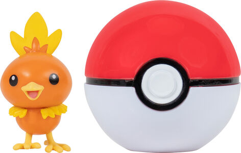 Pokémon Clip'N Go Torchic & Poké Ball Figursett