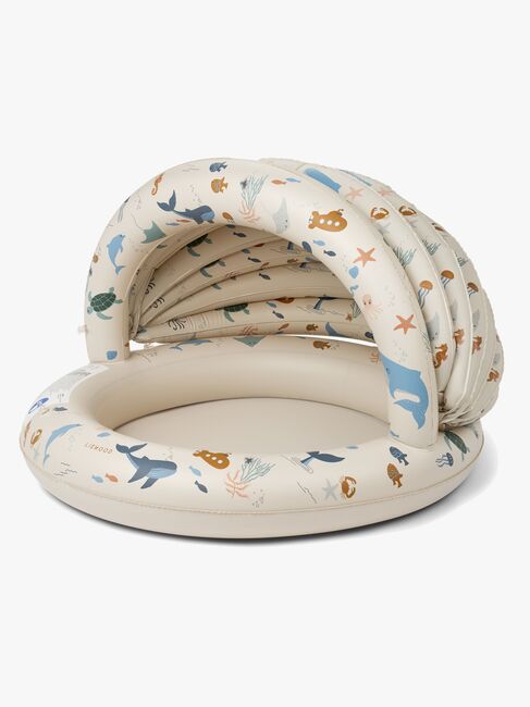 LIEWOOD Hadleia Printed Plaskebasseng med Solkalesje, Sea Creature/Sandy