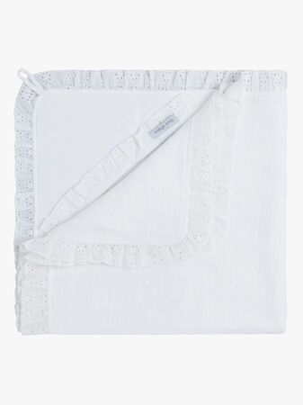 Baby's Only Hooded Baby Teppe Calm, White