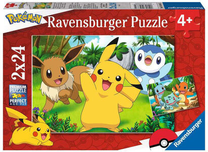 Ravensburger Puslespill Pokémon 2x24 Brikker
