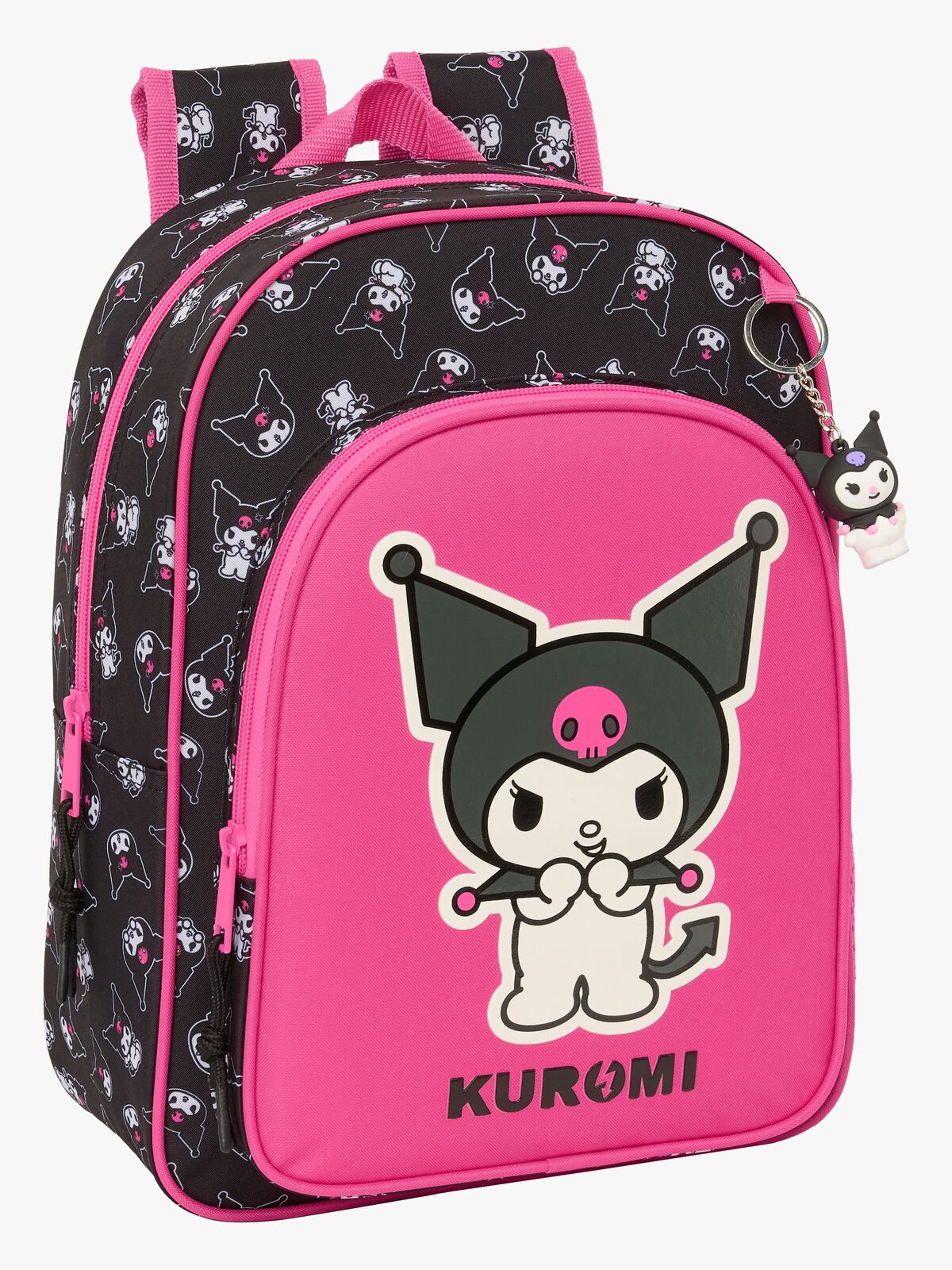 Hello Kitty Kuromi Small Ryggsekk 10L, Rosa/svart