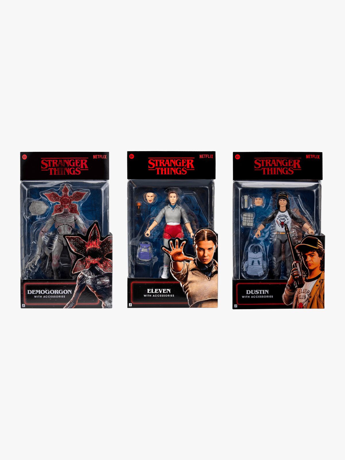 Stranger Things Samlefigurer Upside Down, Blandet