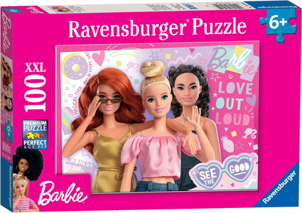 Ravensburger Barbie XXL Puslespill 100 Brikker