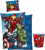 Marvel Spider-Man Sengesett og Papirkurv, Multicolored