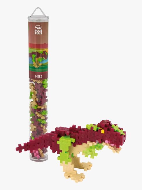 Plus-Plus Byggesett med Bunnplate & Tube Dino, 4x100 Deler