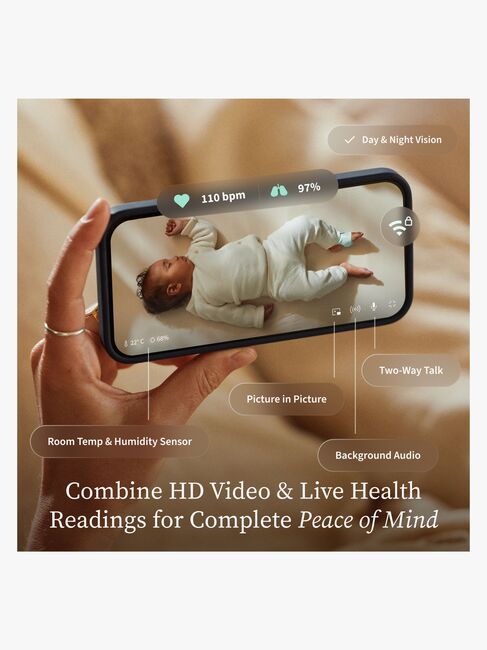 Owlet Dream Duo All-in-One Smart Babycall System (3rd Gen), Mint