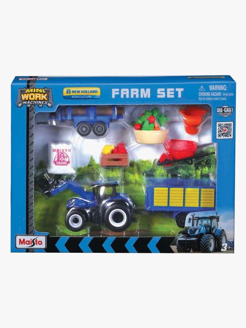 Maisto Mini Working Machines Bondegårdssett New Holland