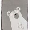 Bizzi Growin Strikketeppe Aio Baby, Polar Bear