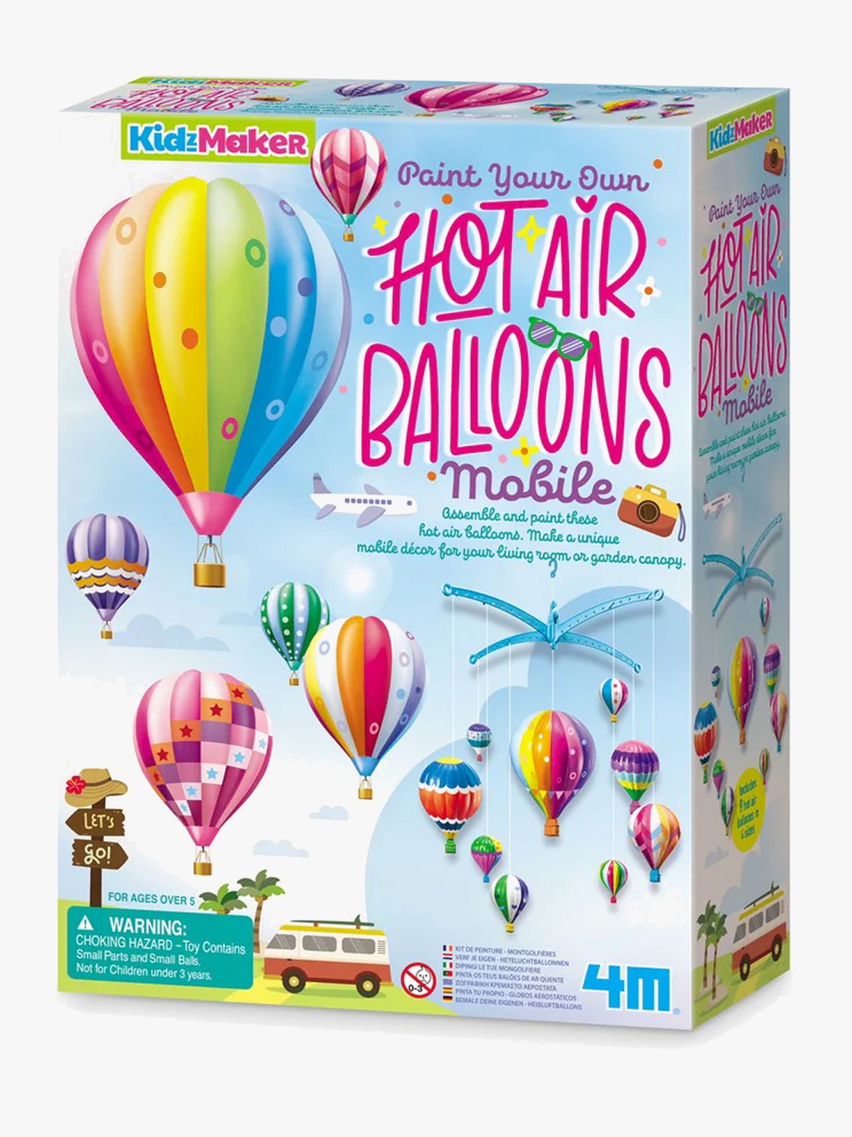 4M KidzMaker DIY-sett Mal Din Egen Varmluftsballong - DIY & Hobbysett