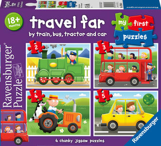 Ravensburger My First Puzzles Travel far Puslespill 4-in-1