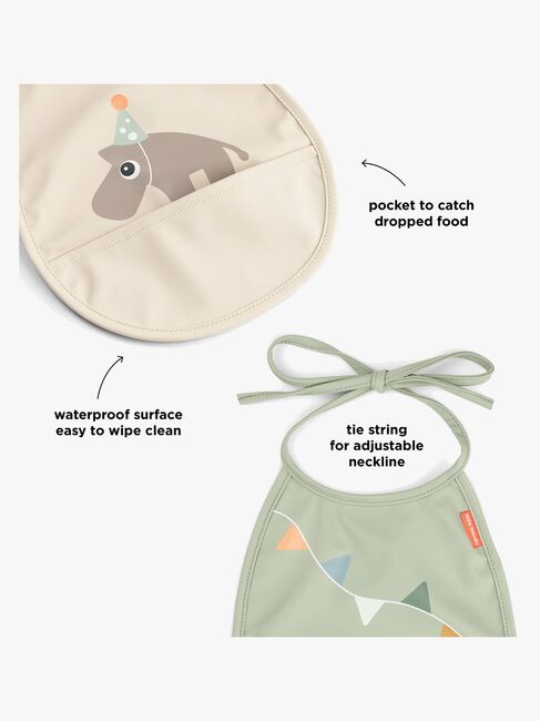 Done By Deer Celebration Tiny Pocket Smekke 2-Pakk, Sand