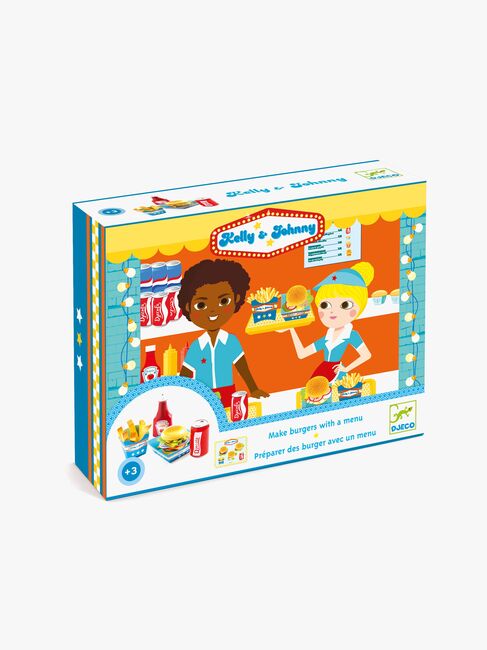 Djeco Lekesett Hamburger Kelly & Johnny