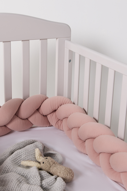 Alice & Fox ALEAH Flettet Sengekant 200cm, Dusty Pink