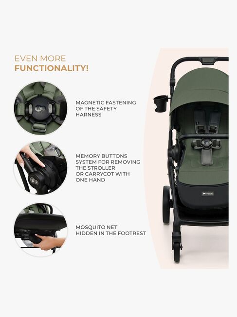 Kinderkraft YOXI 2-in-1 Duovogn, Mystic Green