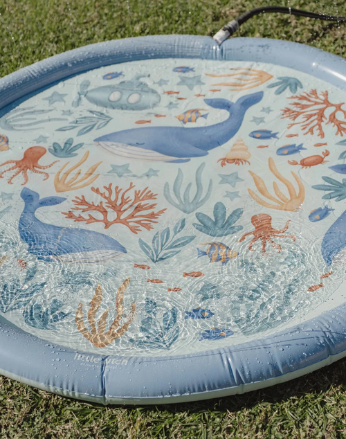 Little Dutch Ocean World Sprinklermatte, Blue