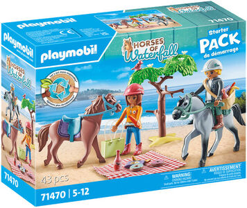 Playmobil 71470 Horses of Waterfall Starter Pack Byggesett Ridetur til Stranden