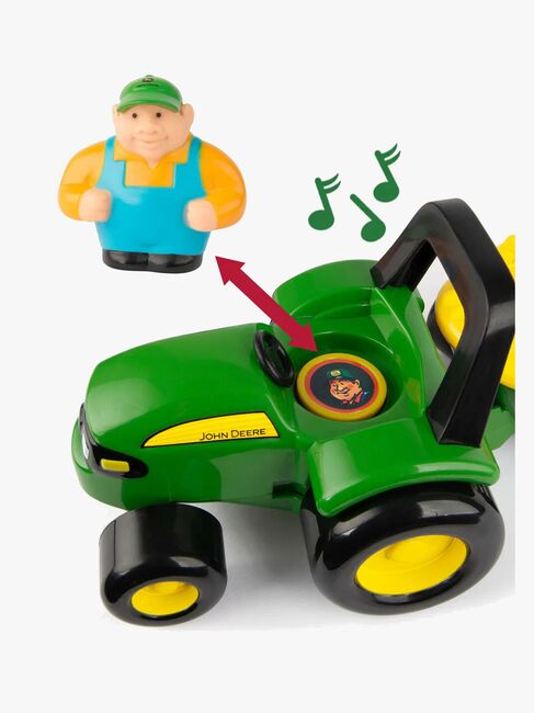 John Deere Dyr Lyder Traktor med Bondegårdsdyr