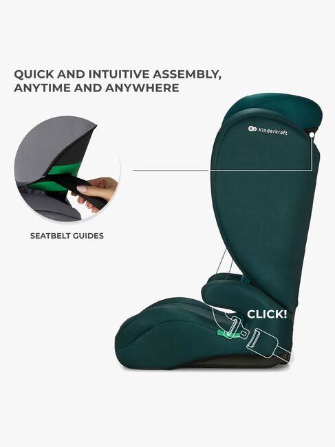 Kinderkraft I-SPARK i-Size Beltestol, Green
