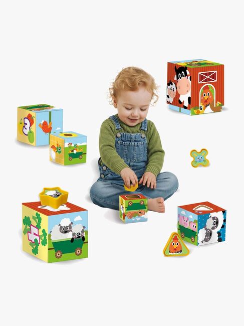 SES Creative Stableklosser Bondegårdsdyr 2-i-1