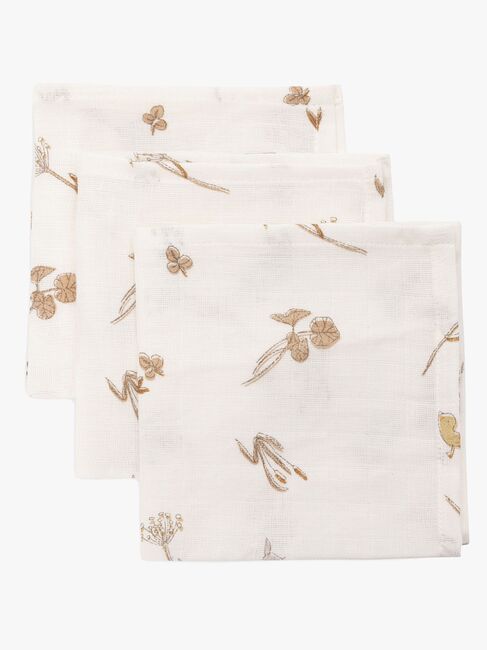 Jollein Vaskekluter Musselin 3-Pakk, Riverside