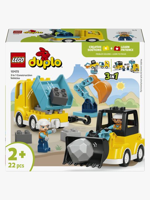 LEGO DUPLO Town 10475 3-i-1 Anleggskjøretøy