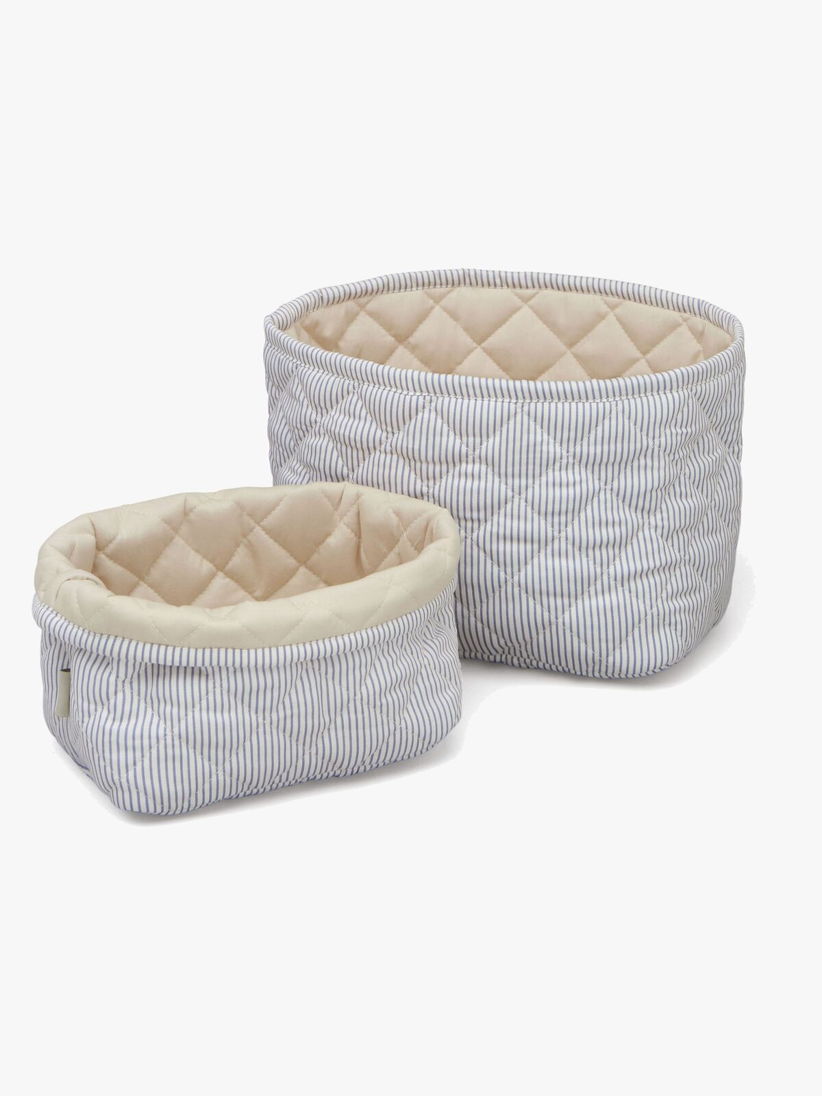 Cam Cam Copenhagen Quilted Oppbevaringskurver 2-Pack, Blue Praline