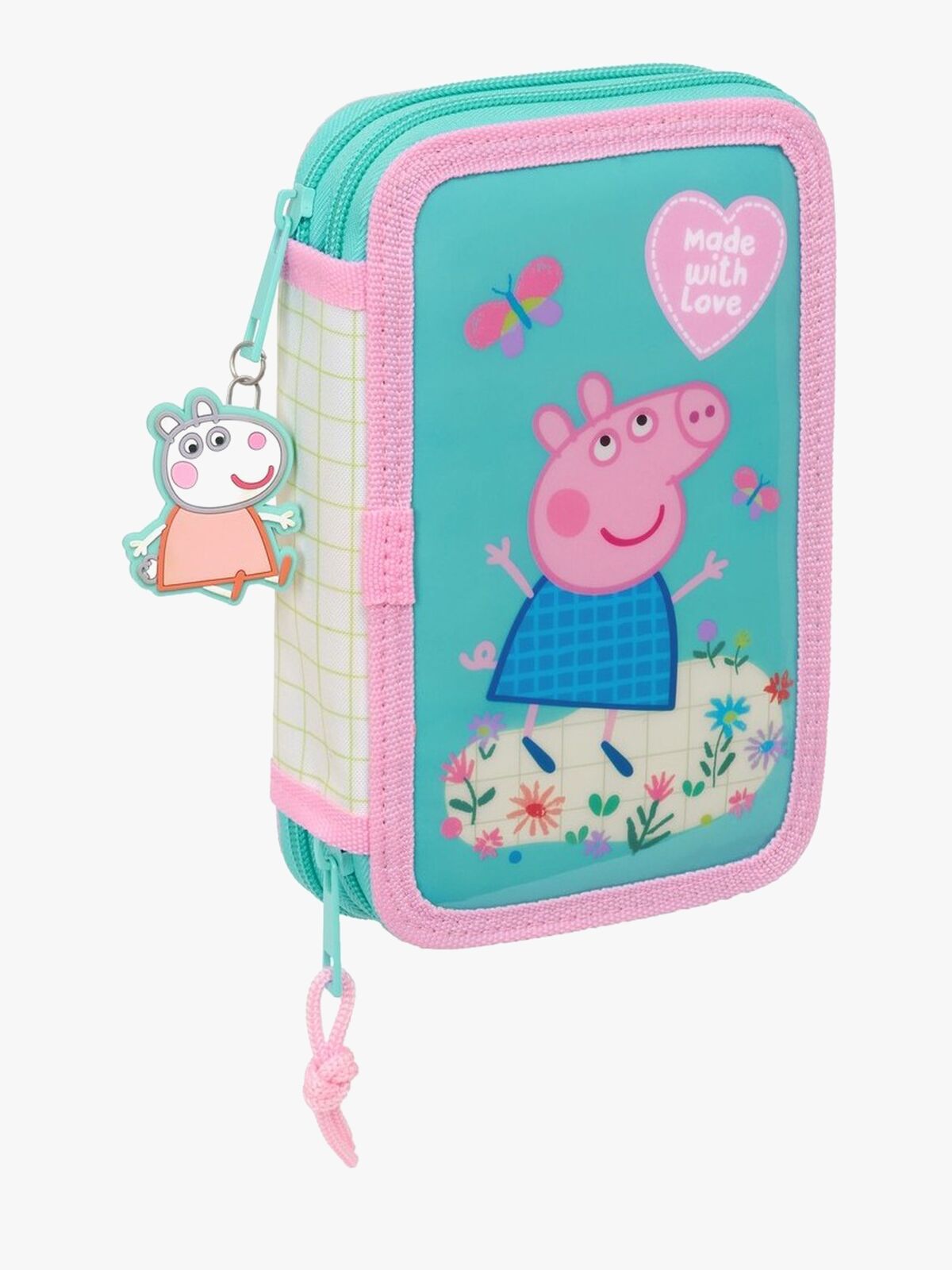 Peppa Gris Dobbeltpennal, Mintgrønn