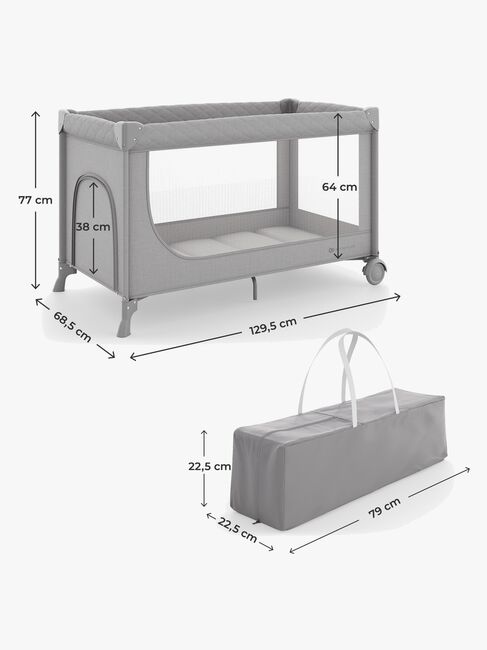 Kinderkraft LEODY UP Reiseseng, Grey
