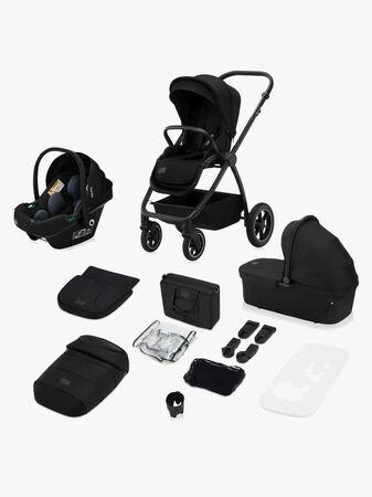 Lionelo Meril 3-in-1 Kombivogn, Black Onyx