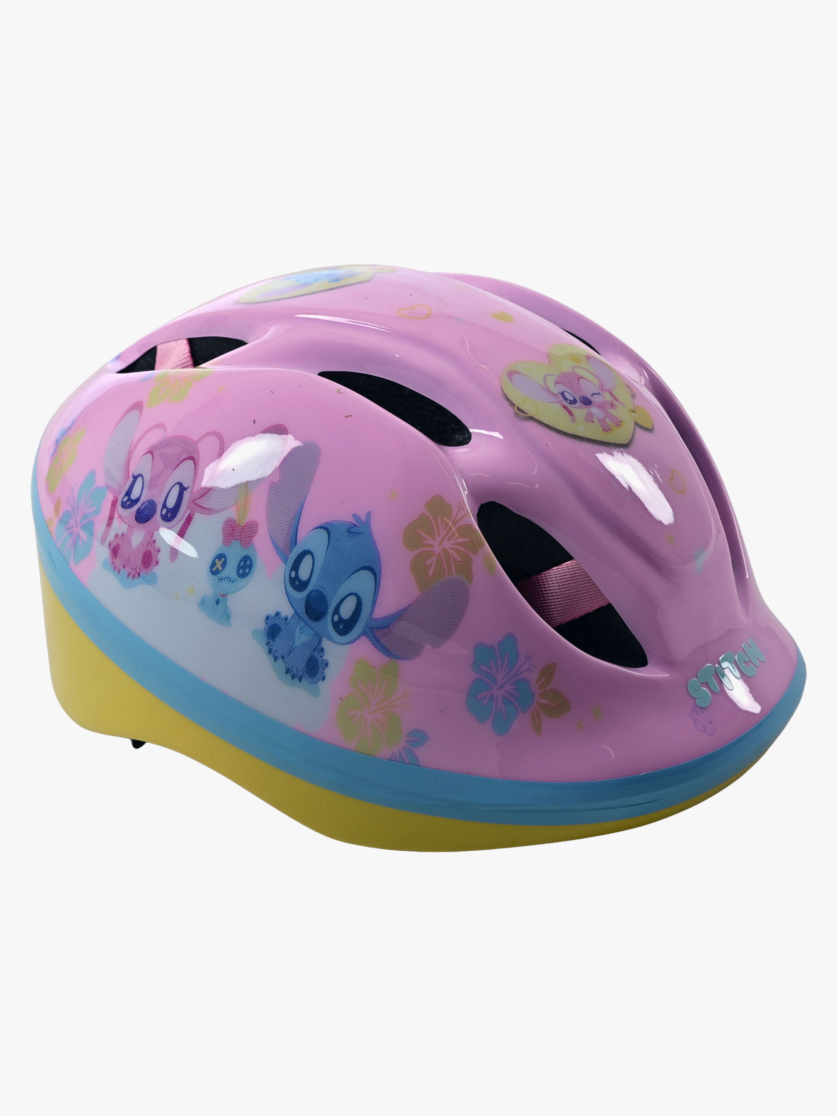 Disney Stitch Sykkelhjelm 52-56 cm, Rosa - Sykkelhjelmer - Plast