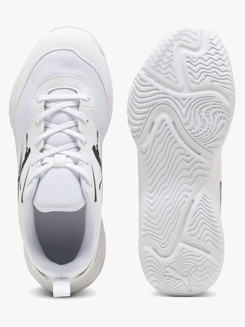 Puma Varion II Jr Treningssko, White/Black