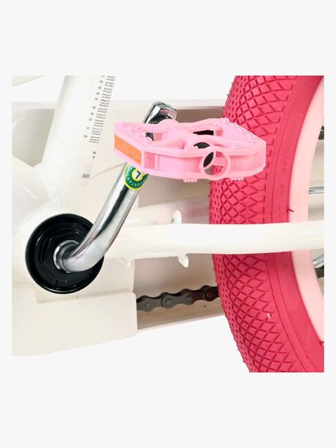 Volare Unicorn Sykkel 16 Tommer, Hvit