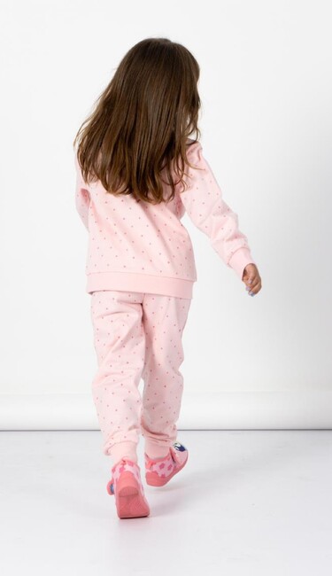 Bluey genser og buksesett, rosa