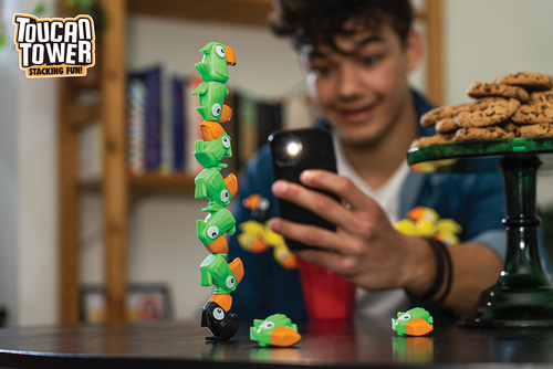 Funhouse Games Toucan Tower Spill, Grønn