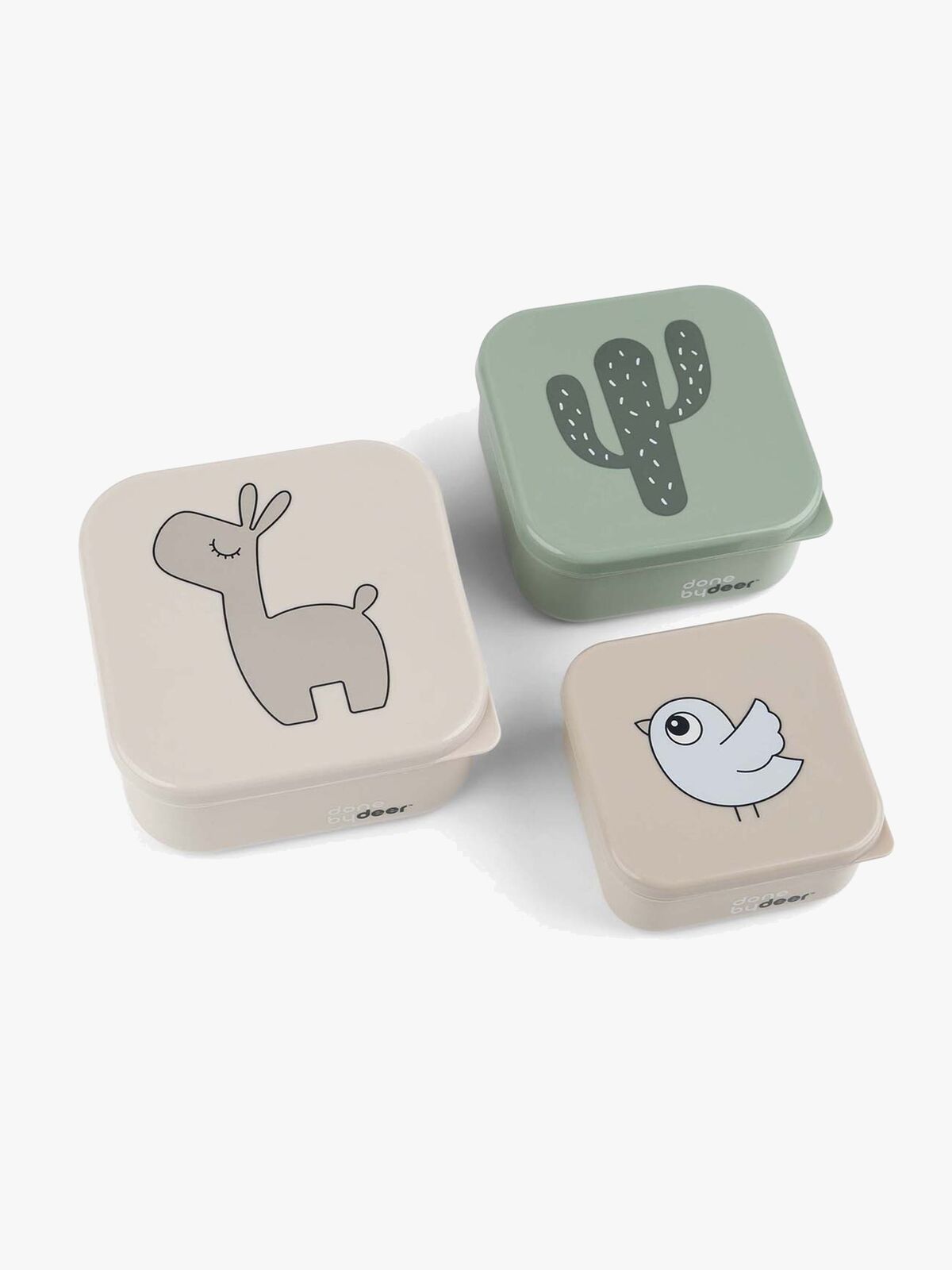 Done By Deer Lalee Matboks 3-pack, Sand Mix