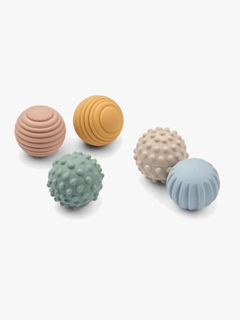 LIEWOOD Dorian Baby Sensory Aktivitetsball, Beach blue/Multi Mix