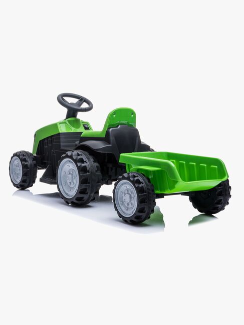 Azeno Eltraktor Med Tilhenger, Grønn