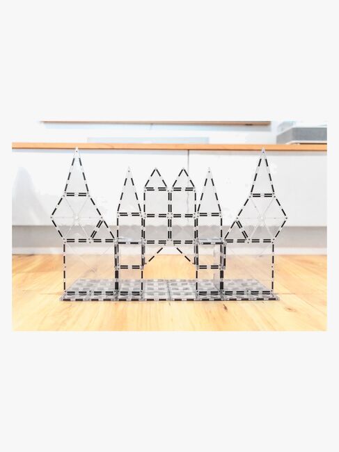 Connetix Magnetiske Byggeklosser Clear Startsett 34 Deler